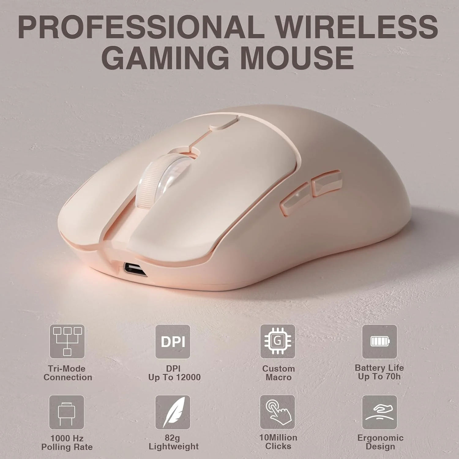 Gaming Accessories For Pc - AULA SC580X Mouse Gaming Nirkabel Tri-mode