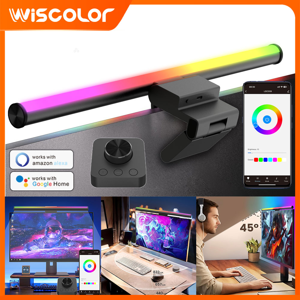 Gaming Accessories App - Lampu Monitor RGB Smart Wifi, Lampu