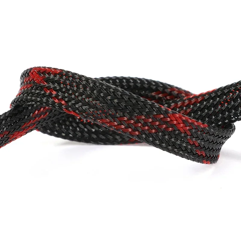 1 ~ 50m lengan kepang hewan pe - Cable Sleeve Braided ulasan dan harga