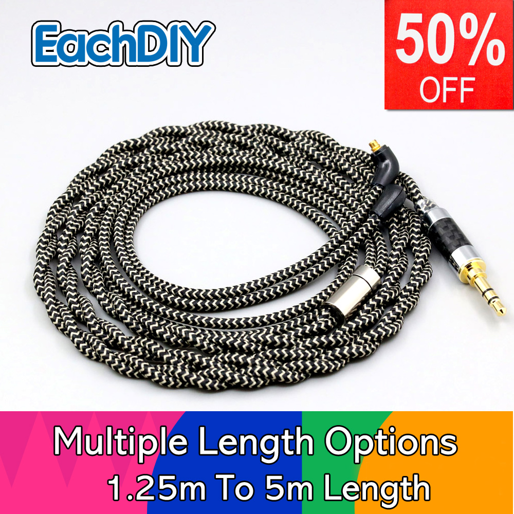 2 Core 2.8Mm Litz OFC Earphone - Cable Sleeve Braided ulasan dan harga