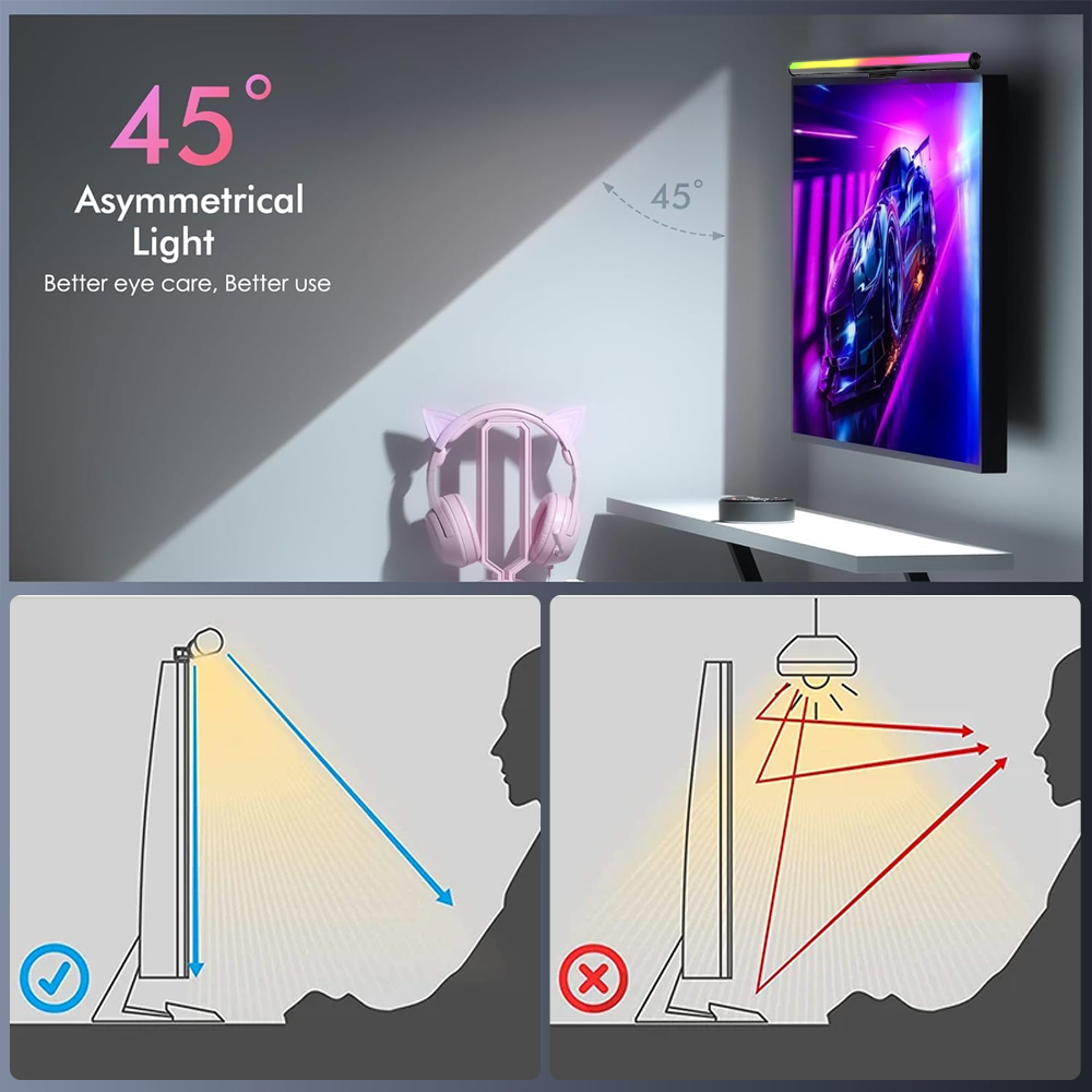 Lampu Bar Monitor RGB Smart Wi - Gaming Accessories App ulasan dan harga