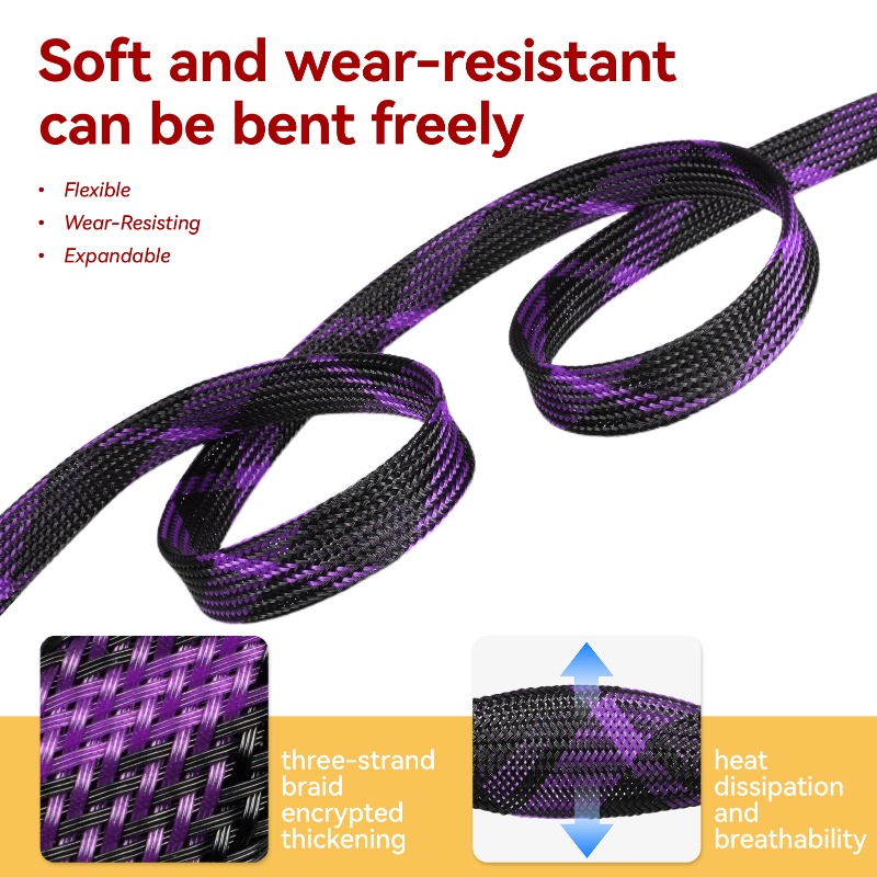 Selubung Kabel Berlapis PET 3/ - Cable Sleeve Braided ulasan dan harga