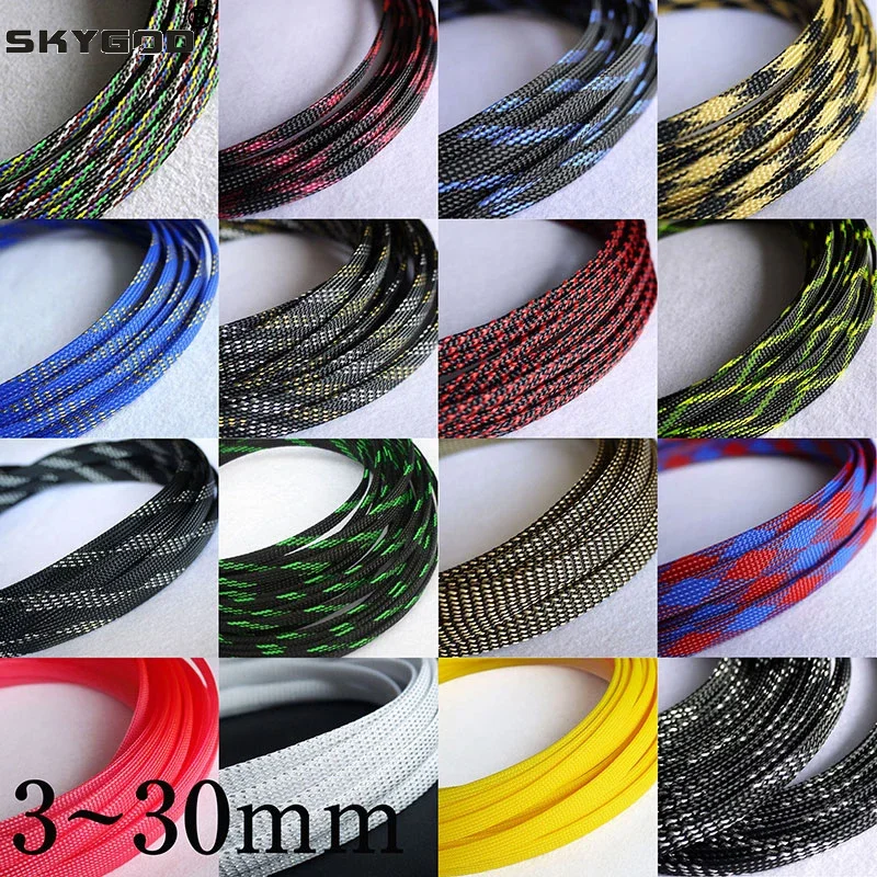 5M baru ketat PET kepadatan ti - Cable Sleeve Braided ulasan dan harga