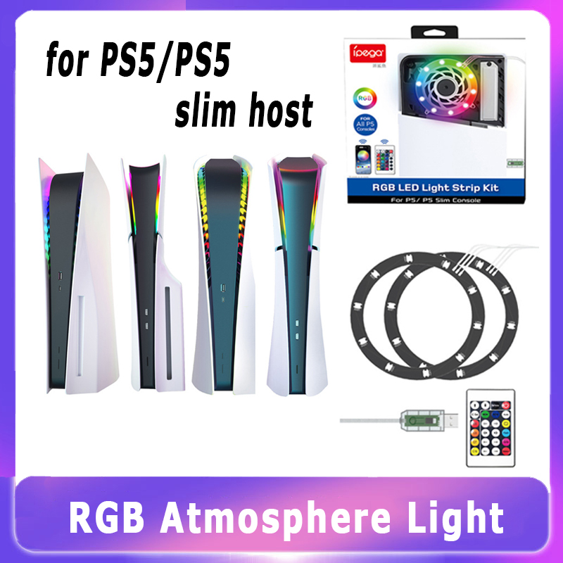 Lampu LED RGB untuk konsol PS5 - Gaming Accessories App ulasan dan harga