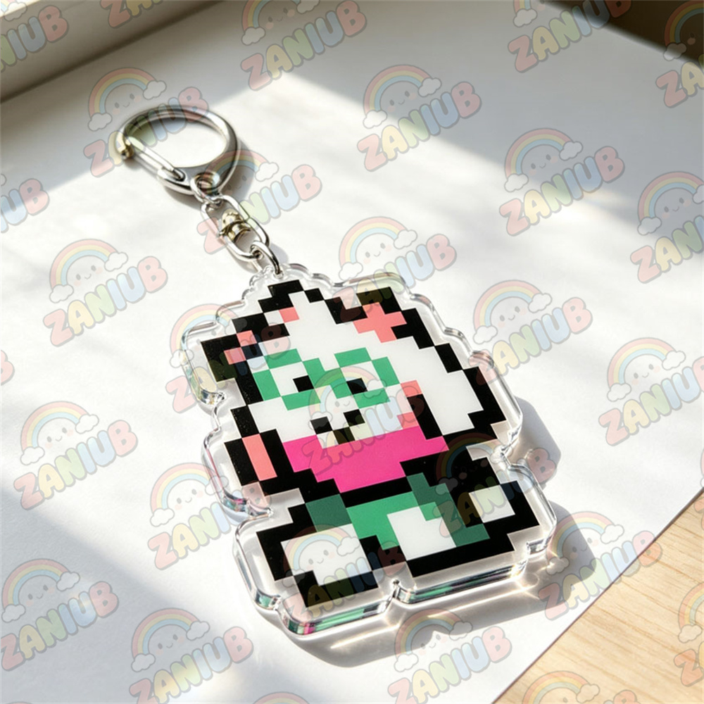 Gantungan Kunci Figur Pixel De - Gaming Accessories Storage ulasan dan harga