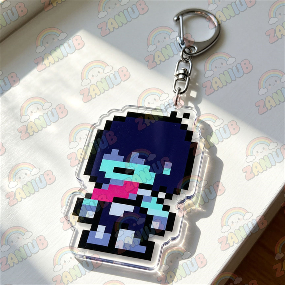 Gantungan Kunci Figur Pixel De - Gaming Accessories Storage ulasan dan harga